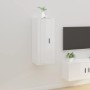 Mueble para TV de pared blanco brillante 40x34,5x100 cm en Muebles TV | Comprar online en Foru.es