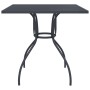 Mesa de jardín malla de acero gris antracita 80x80x72,5 cm de vidaXL, Mesas de jardín - Ref: Foro24-362731, Precio: 109,57 €,...