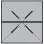 Mesa de jardín malla de acero gris antracita 80x80x72,5 cm de vidaXL, Mesas de jardín - Ref: Foro24-362731, Precio: 109,57 €,...