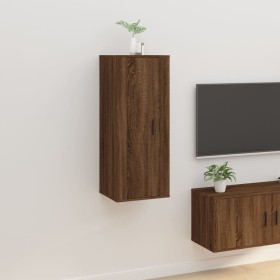 Mueble para TV de pared roble marrón 40x34,5x100 cm en Muebles TV | Comprar online en Foru.es