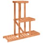 Soporte para flores de madera maciza abeto 81x25x75,5 cm de vidaXL, Soportes para macetas - Ref: Foro24-362872, Precio: 23,46...