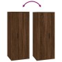 Mueble para TV de pared roble marrón 40x34,5x100 cm en Muebles TV | Comprar online en Foru.es