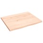 Tablero de mesa madera maciza roble borde natural 60x50x2 cm de vidaXL, Tableros para mesas - Ref: Foro24-363866, Precio: 37,...