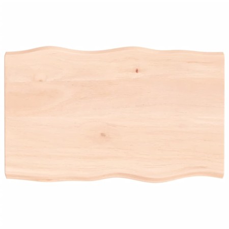 Tablero de mesa madera maciza borde natural 80x50x(2-4) cm de vidaXL, Tableros para mesas - Ref: Foro24-363876, Precio: 63,27...