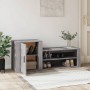 Mueble zapatero madera contrachapada gris Sonoma 130x35x54 cm en Zapateros y organizadores de calzado | Comprar online en Foru.e