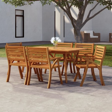 Mesa de jardín madera maciza de acacia 150x90x75 cm de vidaXL, Mesas de jardín - Ref: Foro24-363308, Precio: 260,88 €, Descue...