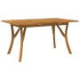 Mesa de jardín madera maciza de acacia 150x90x75 cm de vidaXL, Mesas de jardín - Ref: Foro24-363308, Precio: 260,88 €, Descue...
