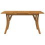 Mesa de jardín madera maciza de acacia 150x90x75 cm de vidaXL, Mesas de jardín - Ref: Foro24-363308, Precio: 260,88 €, Descue...