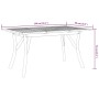 Mesa de jardín madera maciza de acacia 150x90x75 cm de vidaXL, Mesas de jardín - Ref: Foro24-363308, Precio: 260,88 €, Descue...