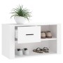 Mueble zapatero madera contrachapada blanco 80x35x45 cm en Zapateros y organizadores de calzado | Comprar online en Foru.es