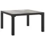 Mesa de centro de jardín DPC y acero gris 55x55x31 cm de vidaXL, Sofás modulares de exterior - Ref: Foro24-362800, Precio: 61...