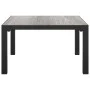 Mesa de centro de jardín DPC y acero gris 55x55x31 cm de vidaXL, Sofás modulares de exterior - Ref: Foro24-362800, Precio: 61...