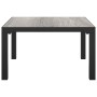 Mesa de centro de jardín DPC y acero gris 55x55x31 cm de vidaXL, Sofás modulares de exterior - Ref: Foro24-362800, Precio: 62...