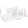 Puente de jardín con barandillas madera de abeto 150x67x56cm de vidaXL, Puentes de jardín - Ref: Foro24-363360, Precio: 161,1...