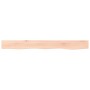 Estante de pared madera maciza de roble sin tratar 100x10x2 cm de vidaXL, Estantes y estanterías - Ref: Foro24-363554, Precio...