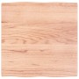 Tablero mesa madera tratada roble borde natural 60x60x2 cm de vidaXL, Tableros para mesas - Ref: Foro24-363935, Precio: 63,23...