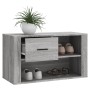 Mueble zapatero de madera contrachapada gris Sonoma 80x35x45 cm en Zapateros y organizadores de calzado | Comprar online en Foru