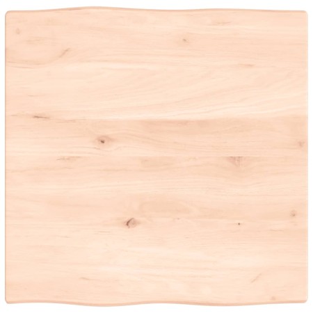 Tablero de mesa madera maciza roble borde natural 60x60x2 cm de vidaXL, Tableros para mesas - Ref: Foro24-363869, Precio: 39,...