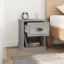 Mesitas de noche 2 uds madera contrachapada gris 39x39x47,5 cm de vidaXL, Mesitas de noche - Ref: Foro24-816141, Precio: 56,9...