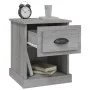 Mesitas de noche 2 uds madera contrachapada gris 39x39x47,5 cm de vidaXL, Mesitas de noche - Ref: Foro24-816141, Precio: 56,9...