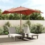 Sombrilla de jardín con poste de madera terracota 300x300x273cm de vidaXL, Sombrillas - Ref: Foro24-363196, Precio: 93,29 €, ...