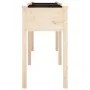 Jardinera con forro madera maciza de abeto 161x45x76 cm de vidaXL, Maceteros y jardineras - Ref: Foro24-364236, Precio: 116,7...