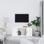 Mueble para TV madera contrachapada blanco 100x35x40 cm en Muebles TV | Comprar online en Foru.es