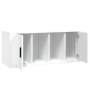 Mueble para TV madera contrachapada blanco 100x35x40 cm en Muebles TV | Comprar online en Foru.es