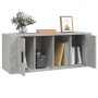 Mueble para TV contrachapada gris hormigón 100x35x40 cm en Muebles TV | Comprar online en Foru.es