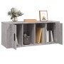 Mueble de TV madera contrachapada gris Sonoma 100x35x40 cm en Muebles TV | Comprar online en Foru.es
