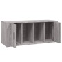 Mueble de TV madera contrachapada gris Sonoma 100x35x40 cm en Muebles TV | Comprar online en Foru.es