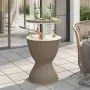 Mesa nevera 3 en 1 polipropileno marrón claro de vidaXL, Mesas de jardín - Ref: Foro24-364158, Precio: 144,44 €, Descuento: %
