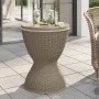 Mesa nevera 3 en 1 polipropileno marrón claro de vidaXL, Mesas de jardín - Ref: Foro24-364158, Precio: 144,44 €, Descuento: %