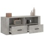 Mueble para TV contrachapada gris hormigón 100x35x40 cm en Muebles TV | Comprar online en Foru.es