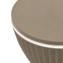 Mesa nevera 3 en 1 polipropileno marrón claro de vidaXL, Mesas de jardín - Ref: Foro24-364158, Precio: 147,41 €, Descuento: %