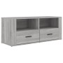 Mueble de TV madera contrachapada gris Sonoma 100x35x40 cm en Muebles TV | Comprar online en Foru.es