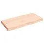 Tablero de mesa madera maciza borde natural 80x40x(2-6) cm de vidaXL, Tableros para mesas - Ref: Foro24-363874, Precio: 61,70...