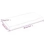 Tablero de mesa madera maciza borde natural 80x40x(2-6) cm de vidaXL, Tableros para mesas - Ref: Foro24-363874, Precio: 61,70...