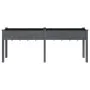 Planter with solid gray fir wood lining 203x53x76 cm by vidaXL, Pots and planters - Ref: Foro24-364241, Price: 119,17 €, Disc...