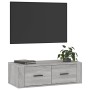 Mueble TV colgante madera contrachapada gris Sonoma 80x36x25 cm en Muebles TV | Comprar online en Foru.es