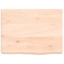 Estante de pared madera maciza roble sin tratar 40x30x(2-6) cm de vidaXL, Estantes y estanterías - Ref: Foro24-363508, Precio...