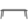 Mesa de centro para jardín acero gris antracita 110x55x35 cm de vidaXL, Conjuntos de jardín - Ref: Foro24-362813, Precio: 92,...