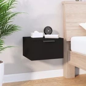 Black wall bedside table 34x30x20 cm by vidaXL, Lockers and storage cabinets - Ref: Foro24-811378, Price: 33,14 €, Discount: %