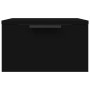 Mesita de noche de pared negro 34x30x20 cm de vidaXL, Taquillas y armarios de almacenamiento - Ref: Foro24-811378, Precio: 33...