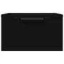 Mesita de noche de pared negro 34x30x20 cm de vidaXL, Taquillas y armarios de almacenamiento - Ref: Foro24-811378, Precio: 33...