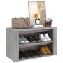 Mueble zapatero madera contrachapada gris Sonoma 75x35x45 cm en Zapateros y organizadores de calzado | Comprar online en Foru.es