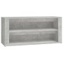 Mueble zapatero madera contrachapada gris hormigón 100x35x45 cm en Zapateros y organizadores de calzado | Comprar online en Foru
