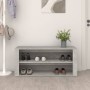 Mueble zapatero madera contrachapada gris hormigón 100x35x45 cm en Zapateros y organizadores de calzado | Comprar online en Foru