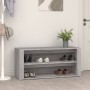 Mueble zapatero madera contrachapada gris Sonoma 100x35x45 cm en Zapateros y organizadores de calzado | Comprar online en Foru.e