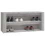 Mueble zapatero madera contrachapada gris Sonoma 100x35x45 cm en Zapateros y organizadores de calzado | Comprar online en Foru.e